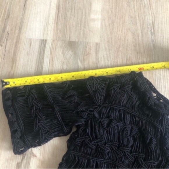 Diane Von Furstenberg Black Crochet Cardigan - Picture 12 of 13